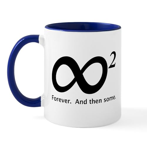 White/Navy Inside - INFINITY SQUARED Mug