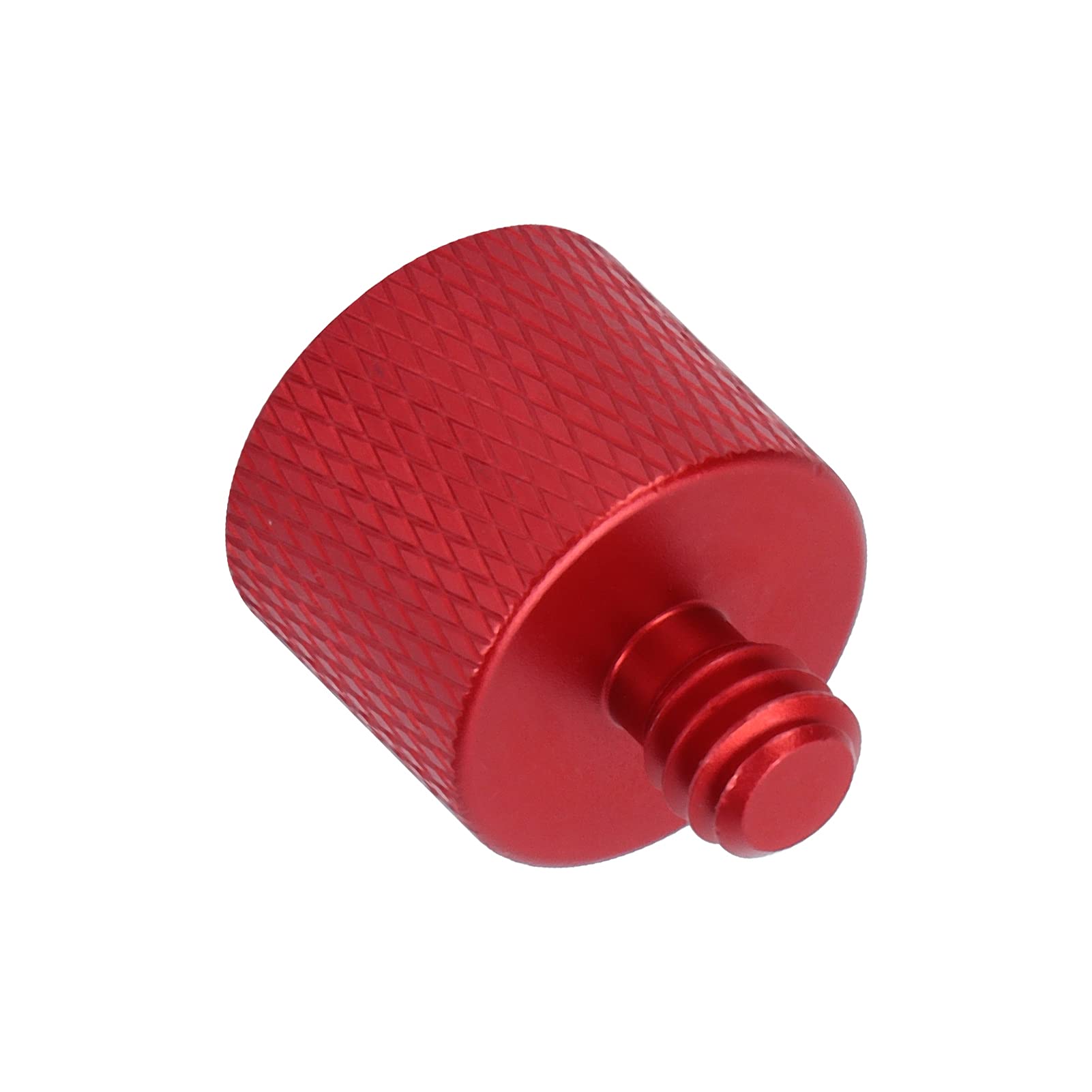 Non-Rust Aluminum Alloy Screw Converter Thread Adapter for Camera Monitor Tripod Mount - Compatible with DSLR, Mirrorless Cameras, Tripods & Monopods (Red A1-C) - Perfect for Photography, Videography & Live Streaming
