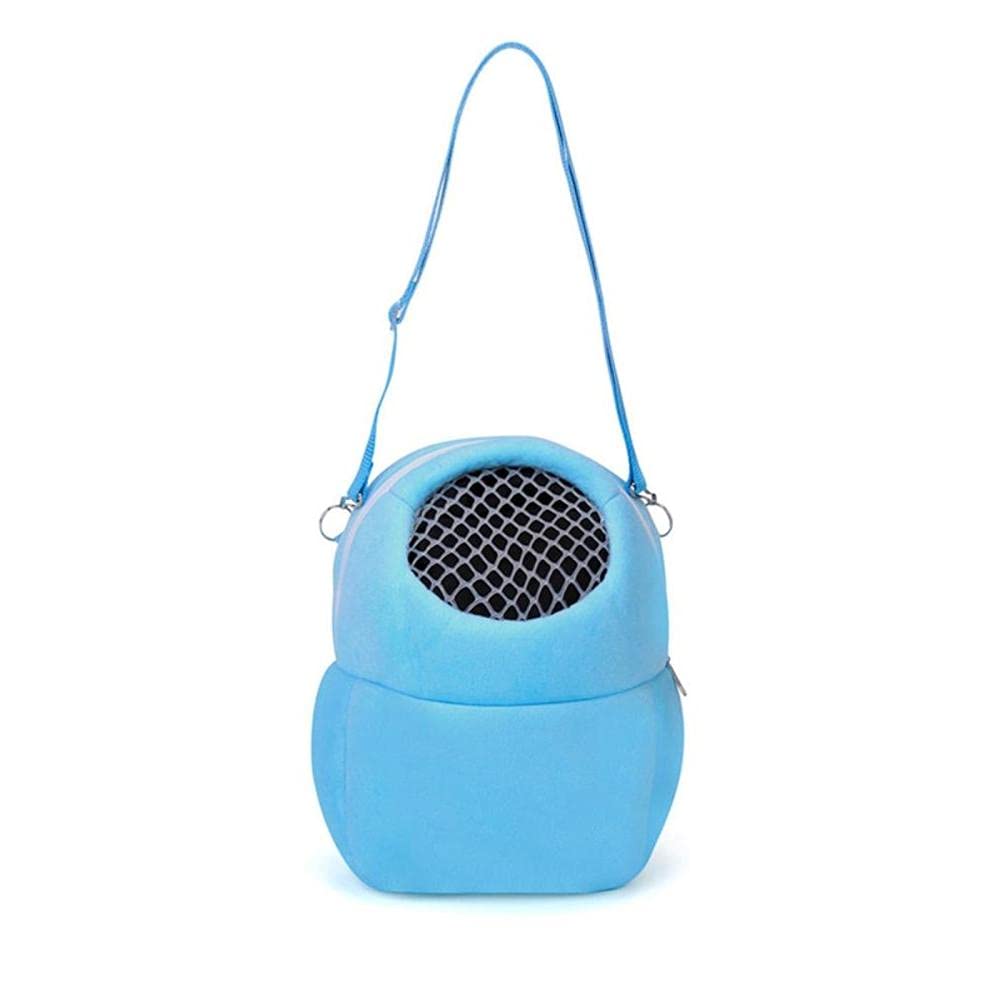 3-Piece Blue Dog Backpack Carrier - Breathable Travel Bag for Small Pets Like Rabbits, Hamsters, Chinchillas & Guinea Pigs | Perfect for Outdoor Adventures, Vet Visits & Daily Commutes