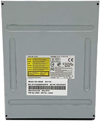 Original Lite-On DG-16D4S DVD Drive Replacement for Xbox 360 Slim Console - Compatible Disc Reader for Gaming & Media Playback - Perfect for Game Installation, Movie Watching & Backward Compatibility