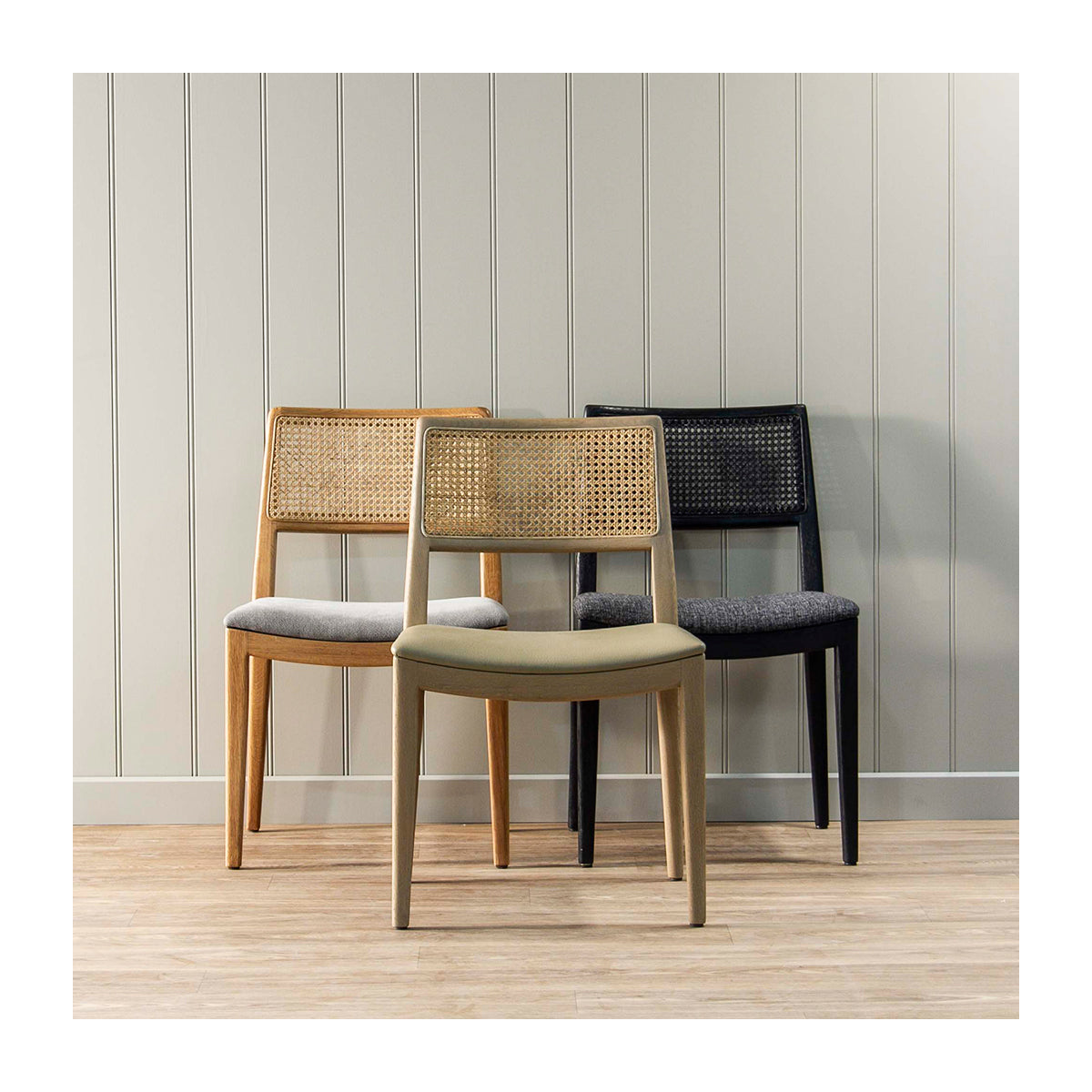 Classic Leatherette Dining Chair - Modern PU Leather Upholstered Side Chair with Padded Seat & Sturdy Metal Legs - Perfect for Kitchen, Dining Room, Restaurant or Office Use
