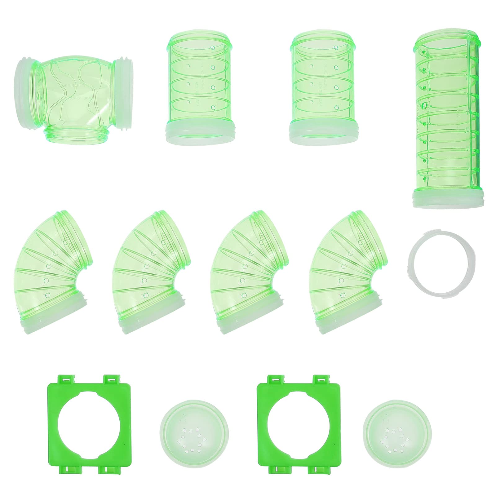 Hamster Toys Set - DIY Tube Tunnels, Chew Toys & Adventure Pipes for Small Pets | Fun Playtime & Cage Accessories for Hamsters, Gerbils & Mice