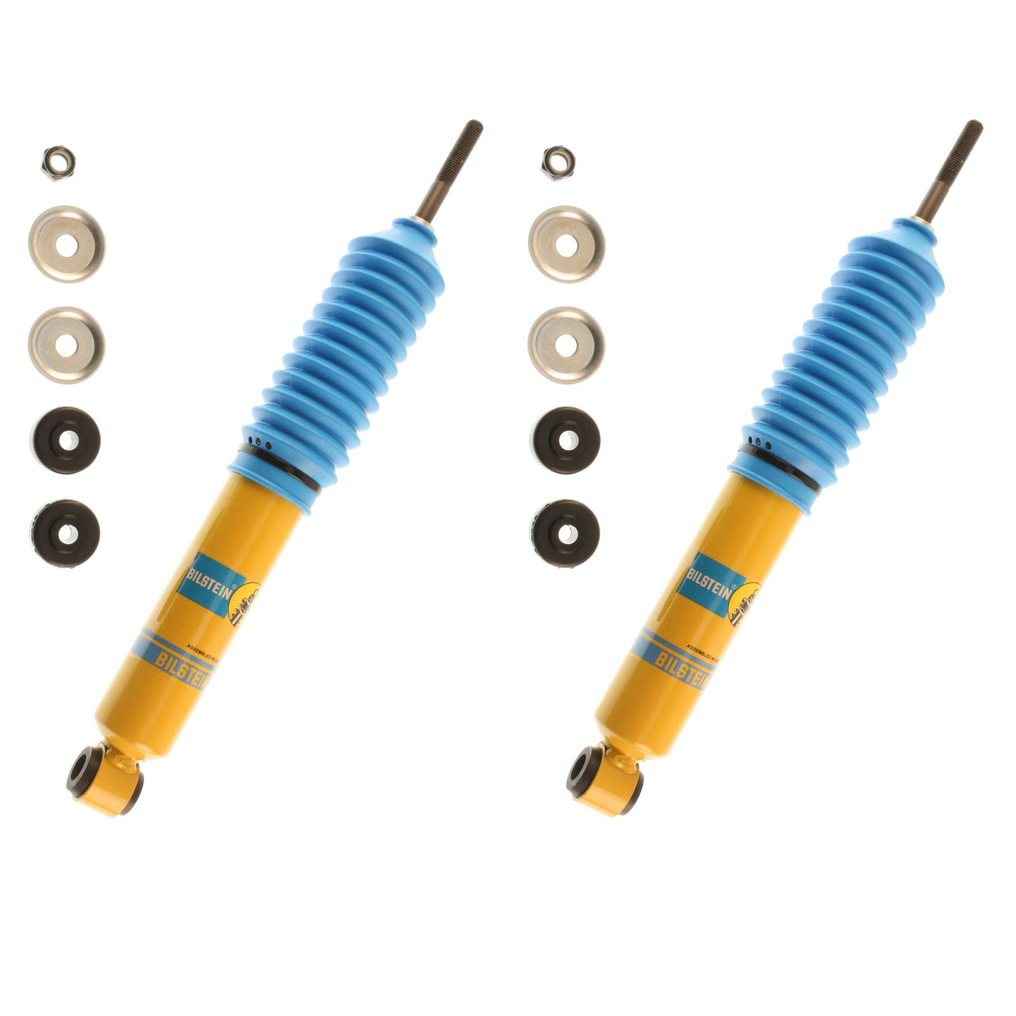 Bilstein B6 4600 Front Shock Absorber Pair Set - Compatible with Ford F-350 Super Duty RWD - Heavy-Duty Suspension Upgrade for Off-Road & Towing