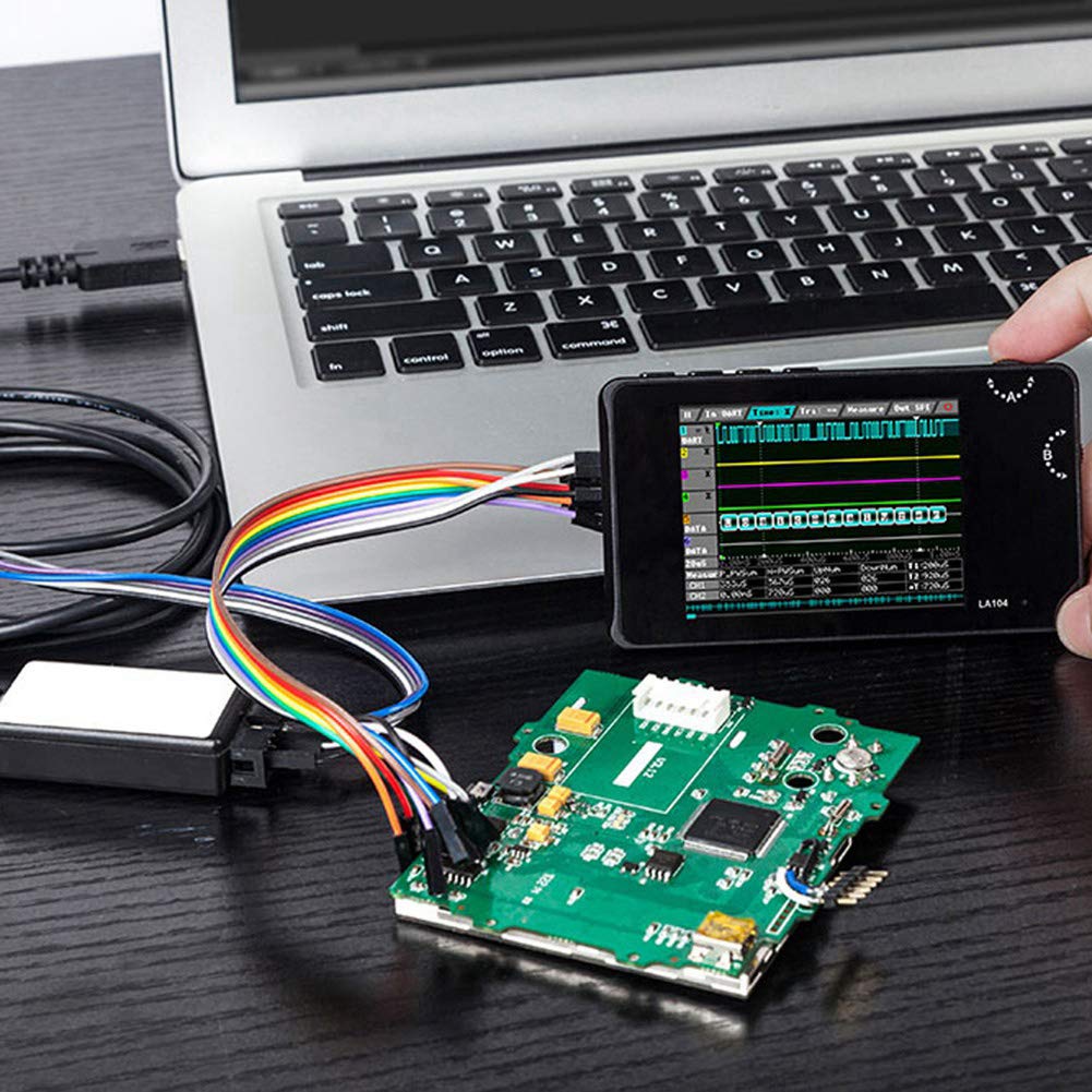 Shopping Spree Mini Logic Analyzer - Compact USB Logic Analyzer for Automotive, Computer & Communication Electronics - Ideal for Debugging, Testing & Prototyping Circuits