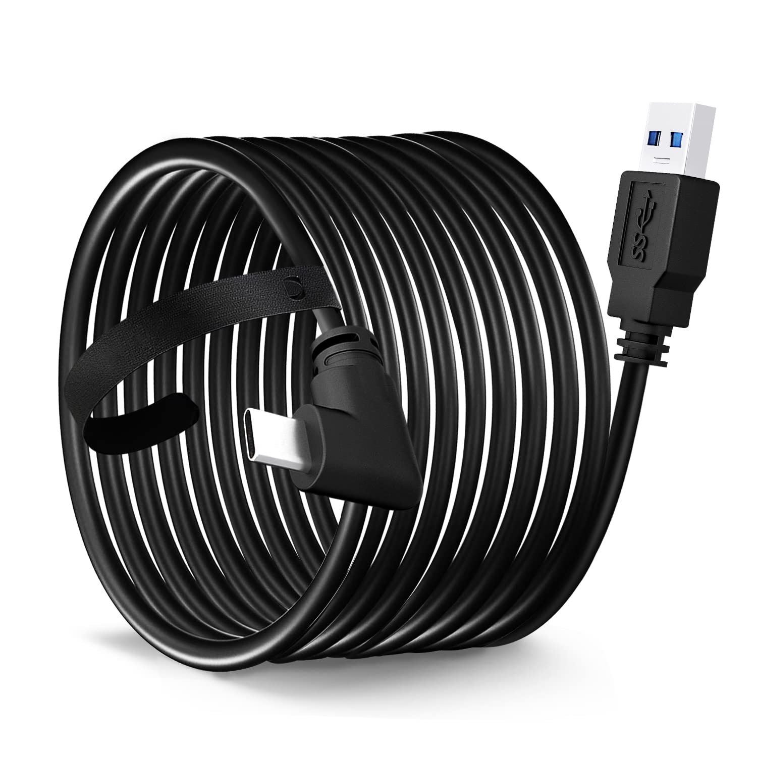 20FT USB C to USB 3.0 Cable for Meta/Oculus Quest 2, PC & Steam VR - High Speed Data Transfer & Fast Charging | Compatible with VR Headsets, Gaming PCs & Mobile Devices | Perfect for Virtual Reality Gaming & PC Connectivity