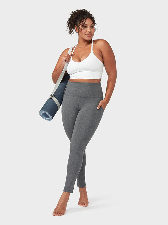 Manduka Renew High Rise Women's Yoga Leggings - Breathable Workout Pants for Pilates, Running & Gym - Premium Comfort & Performance Activewear