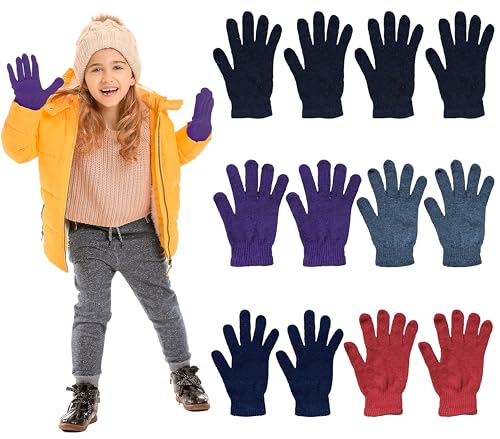 12 Pairs Bold Kids Gloves
