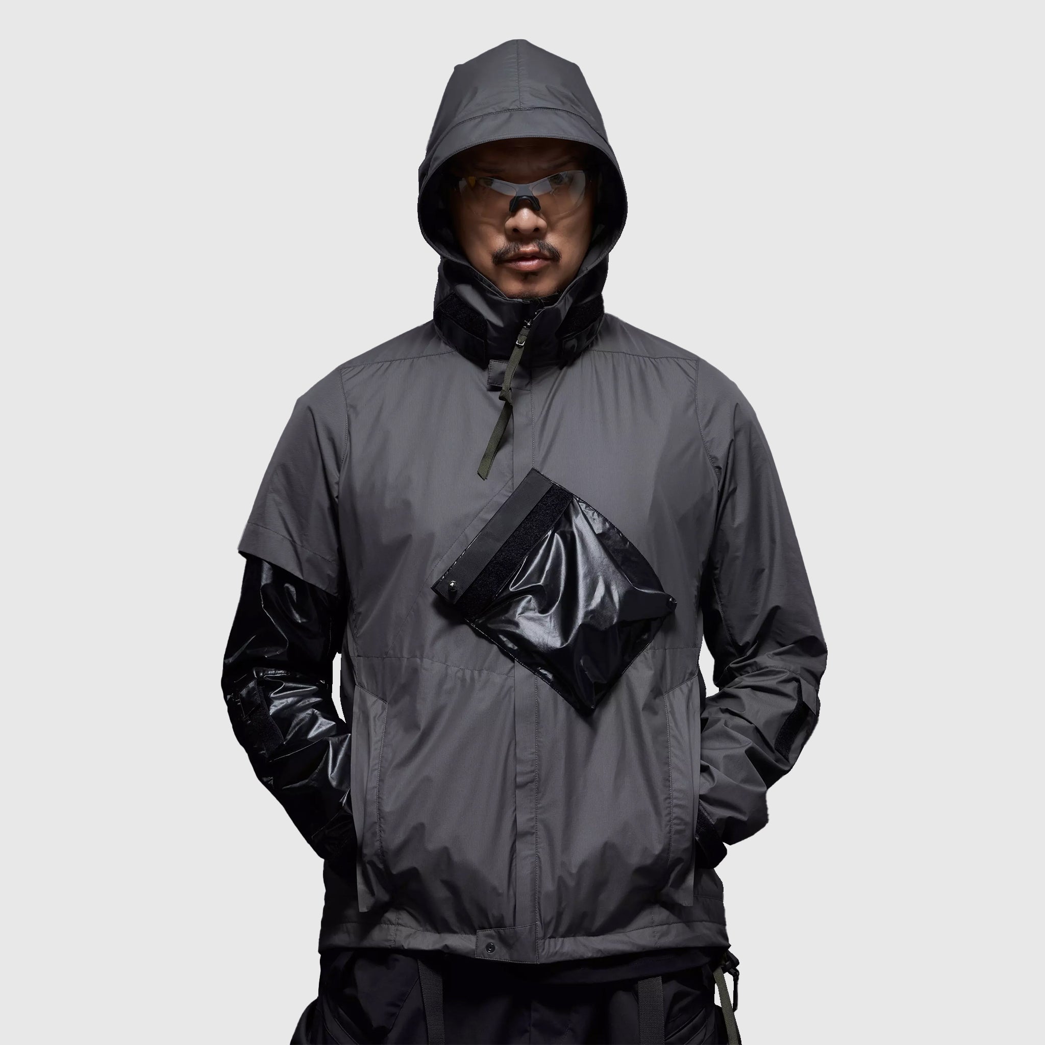J36 WS Windstopper® Interops Jacket - Lightweight Windproof & Water-Resistant Outdoor Jacket for Hiking, Running & Cycling