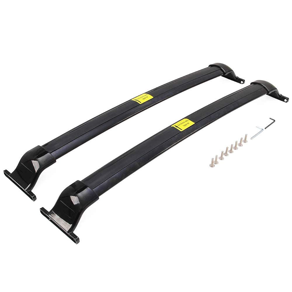Snailfly 220 LBS Heavy Duty Roof Rack Cross Bars for 2021-2025 Chevy Chevrolet Trailblazer - Black Aluminum Alloy Cargo Carrier Bars - Perfect for Camping, Kayaking & Outdoor Adventures