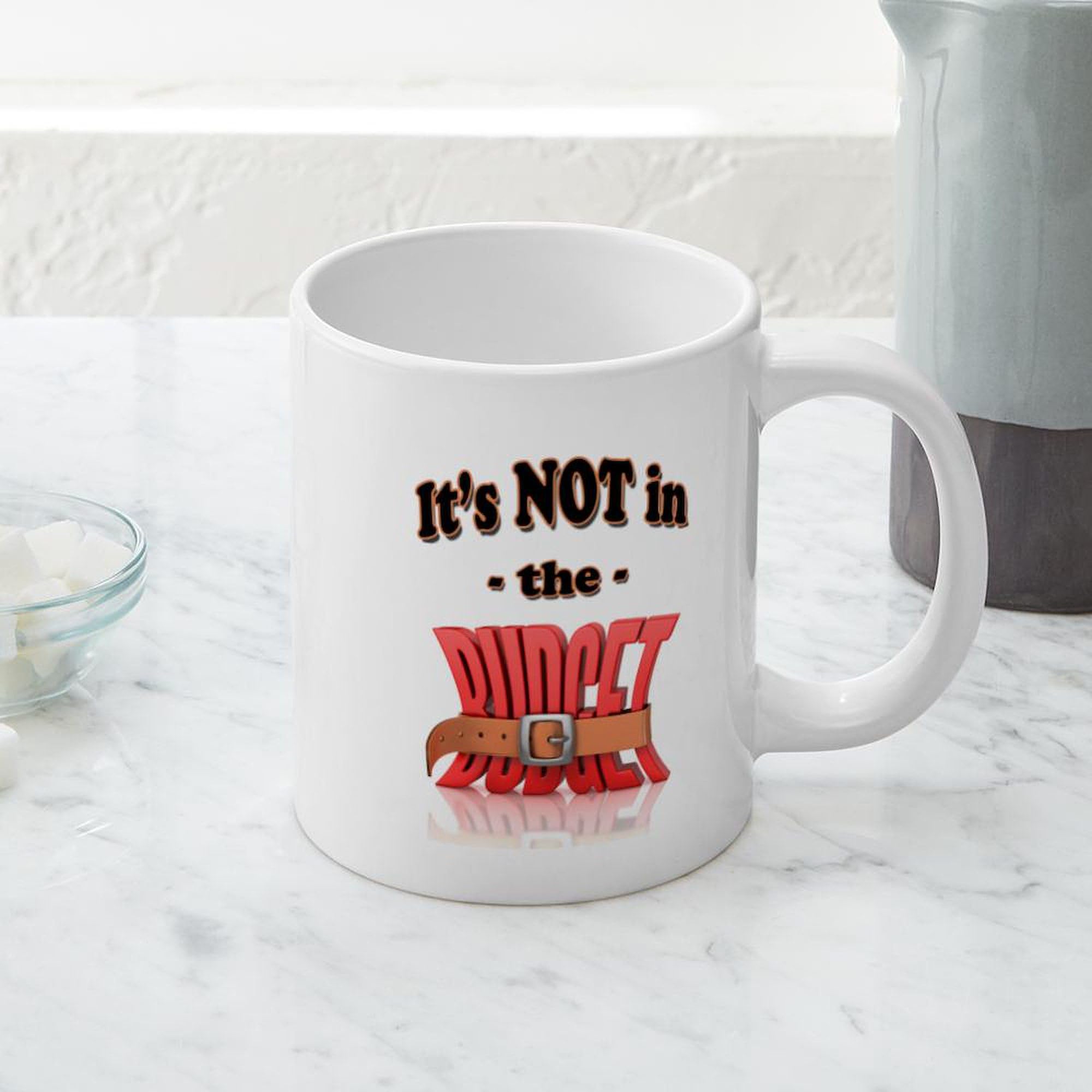 Budget Mugs 20 oz Ceramic Coffee Mega Mug - Large Insulated Coffee Cup for Home, Office & Travel - Perfect for Hot & Cold Beverages, Tea, Cocoa & More