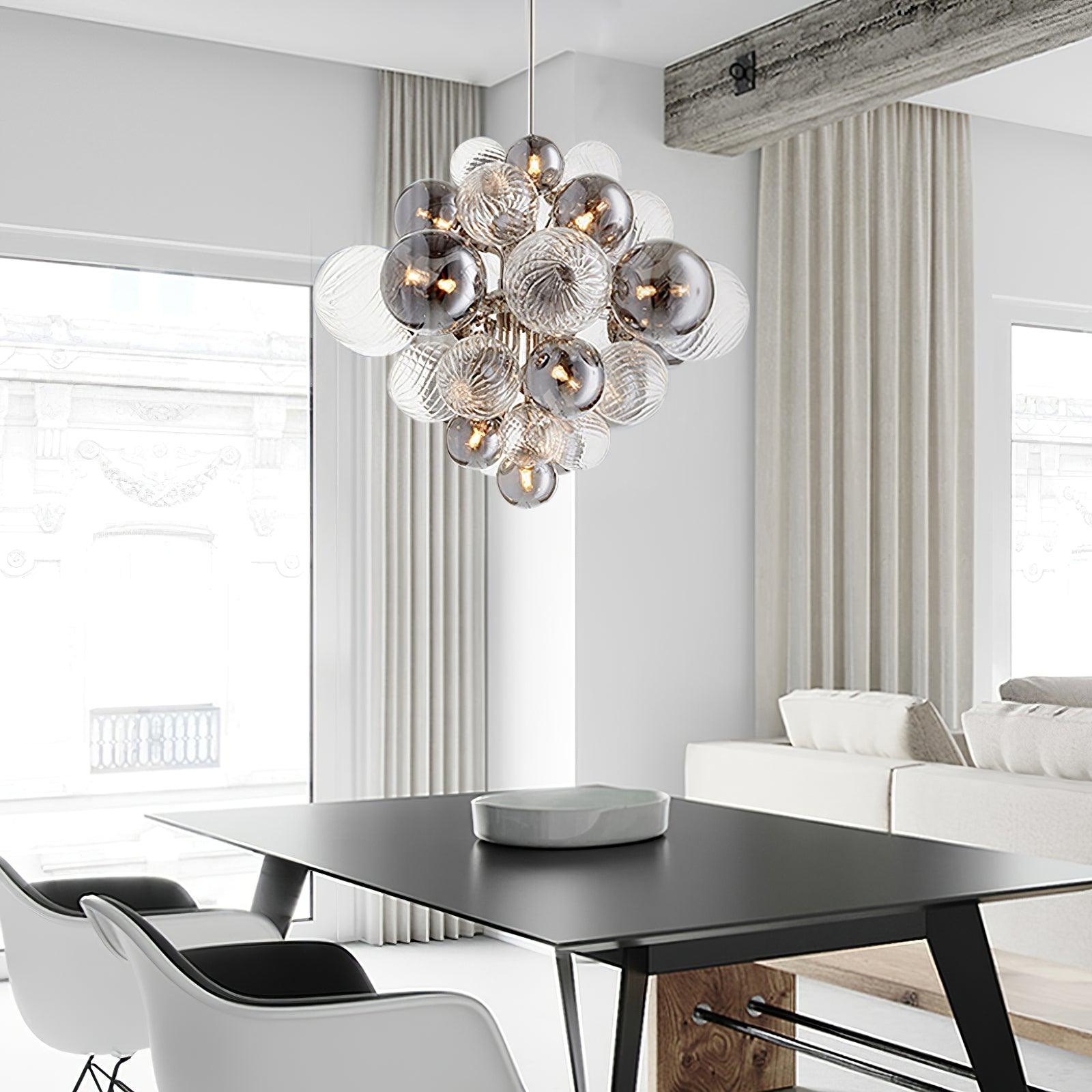 Pallocino Crystal Chandelier - Elegant Modern Ceiling Light Fixture for Dining Room, Living Room & Bedroom | Perfect for Home Decor & Luxury Interior Design