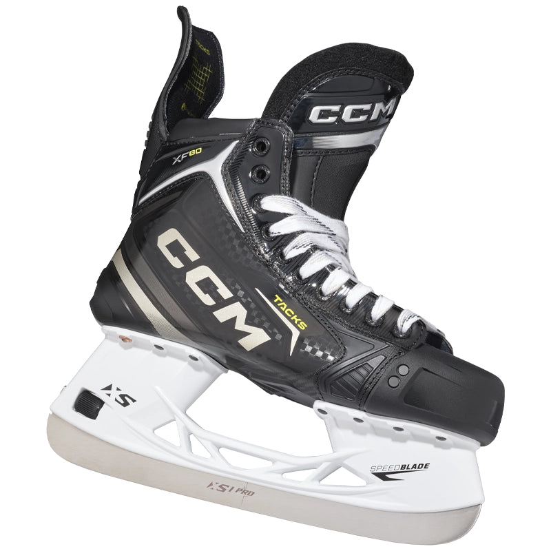 CCM Tacks XF80 Intermediate Ice Hockey Skates - Lightweight & Durable for Competitive Play & Practice