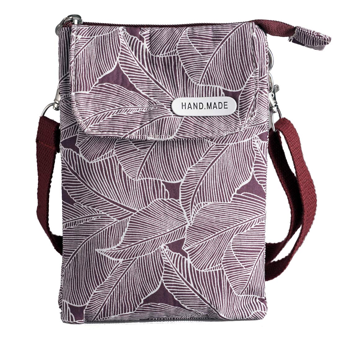 Spacious Canvas Crossbody Phone Purse for Women & Teens - Stylish Small Shoulder Strap Wallet Bag | Perfect for Travel, Shopping & Everyday Use