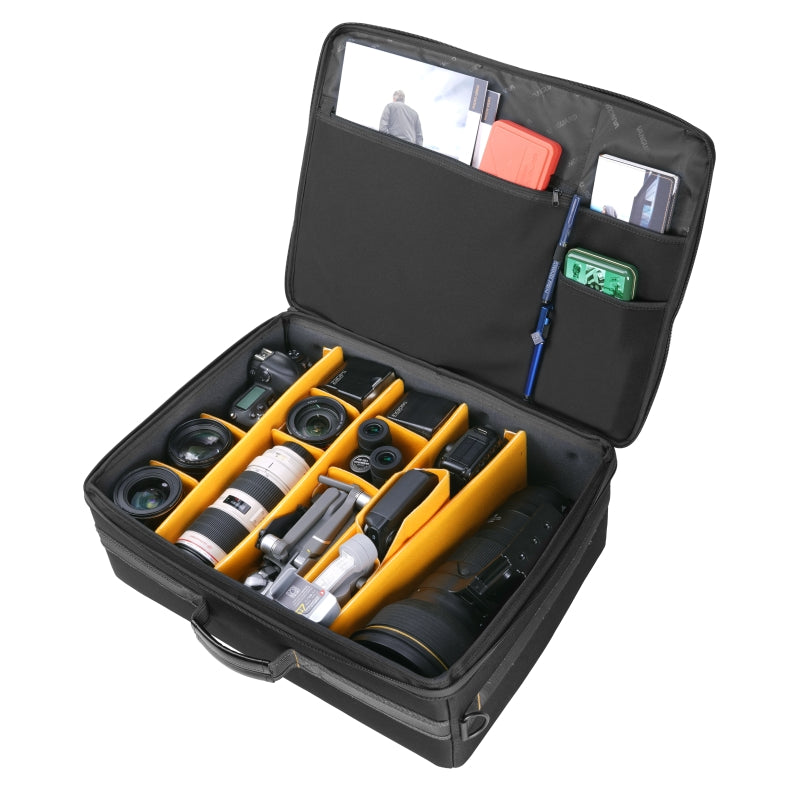 VEO BIB Divider S53 Camera Bag Insert - Waterproof Organizer for DSLR, Mirrorless & Lenses - Perfect for Travel, Hiking & Photography Gear Storage