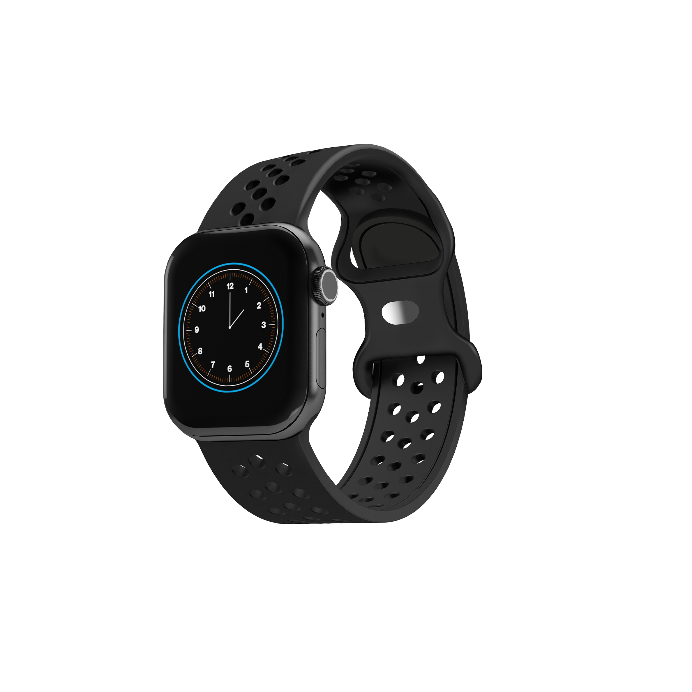 Silicone Sports Bands for Apple Watch Series 3/4/5/6/7/8/9/10/SE (38/40/41/42mm) - Durable, Comfortable & Sweatproof Replacement Watch Straps - Perfect for Running, Gym & Outdoor Activities