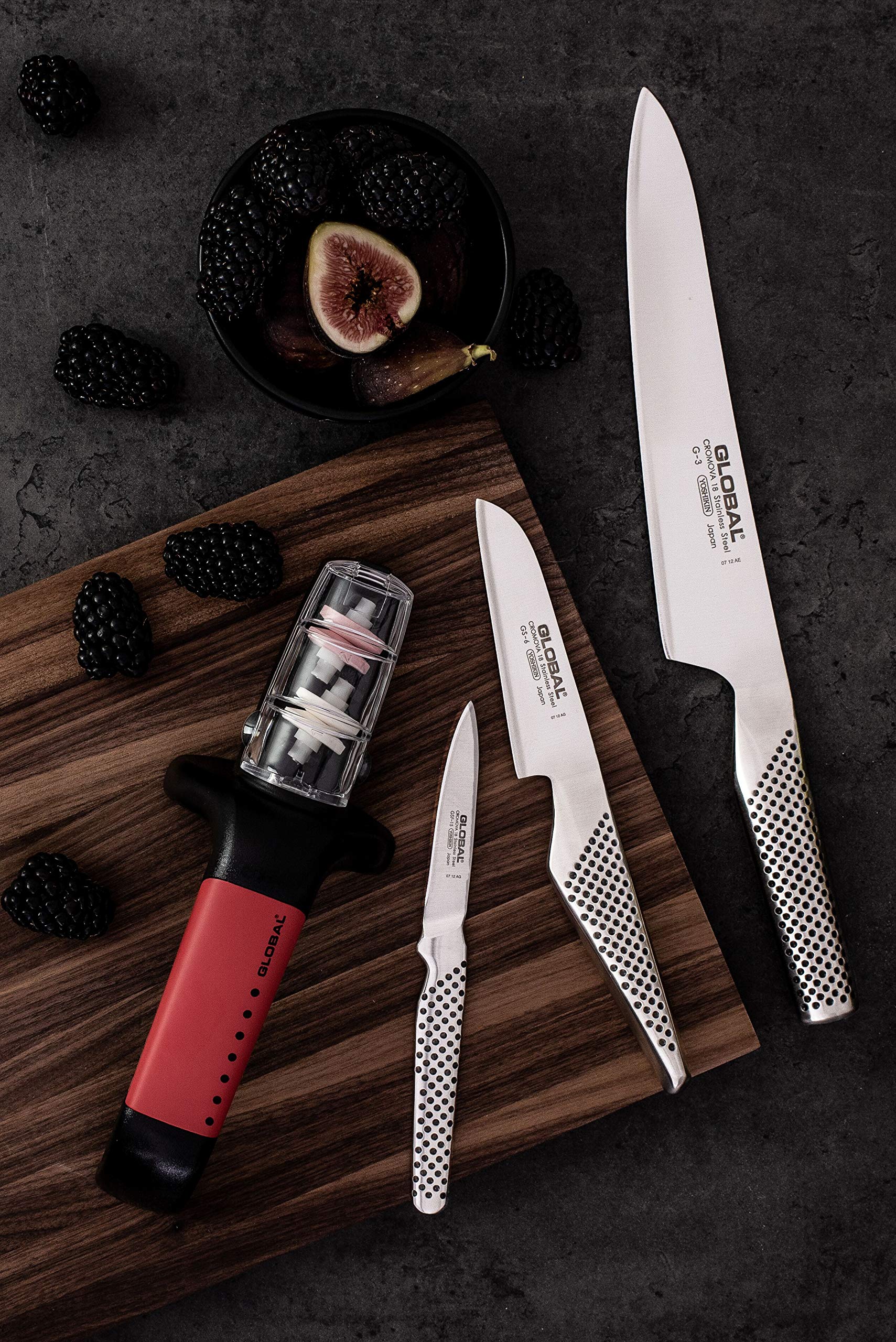 Premium Ceramic Water Sharpener - Red | Knife Sharpening Tool for Kitchen, Camping & Outdoor Use