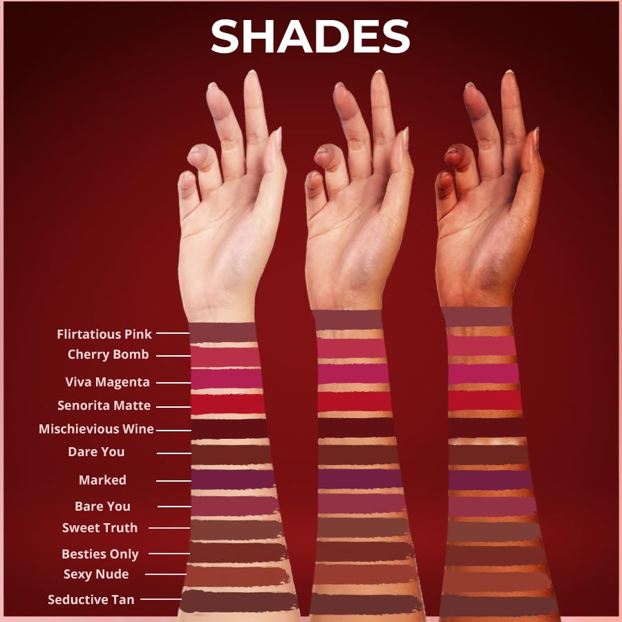 Colorbar Take Me As I Am Vegan Matte Refill Lipstick - [008] Long Lasting, Cruelty Free Makeup for Everyday Wear & Special Occasions