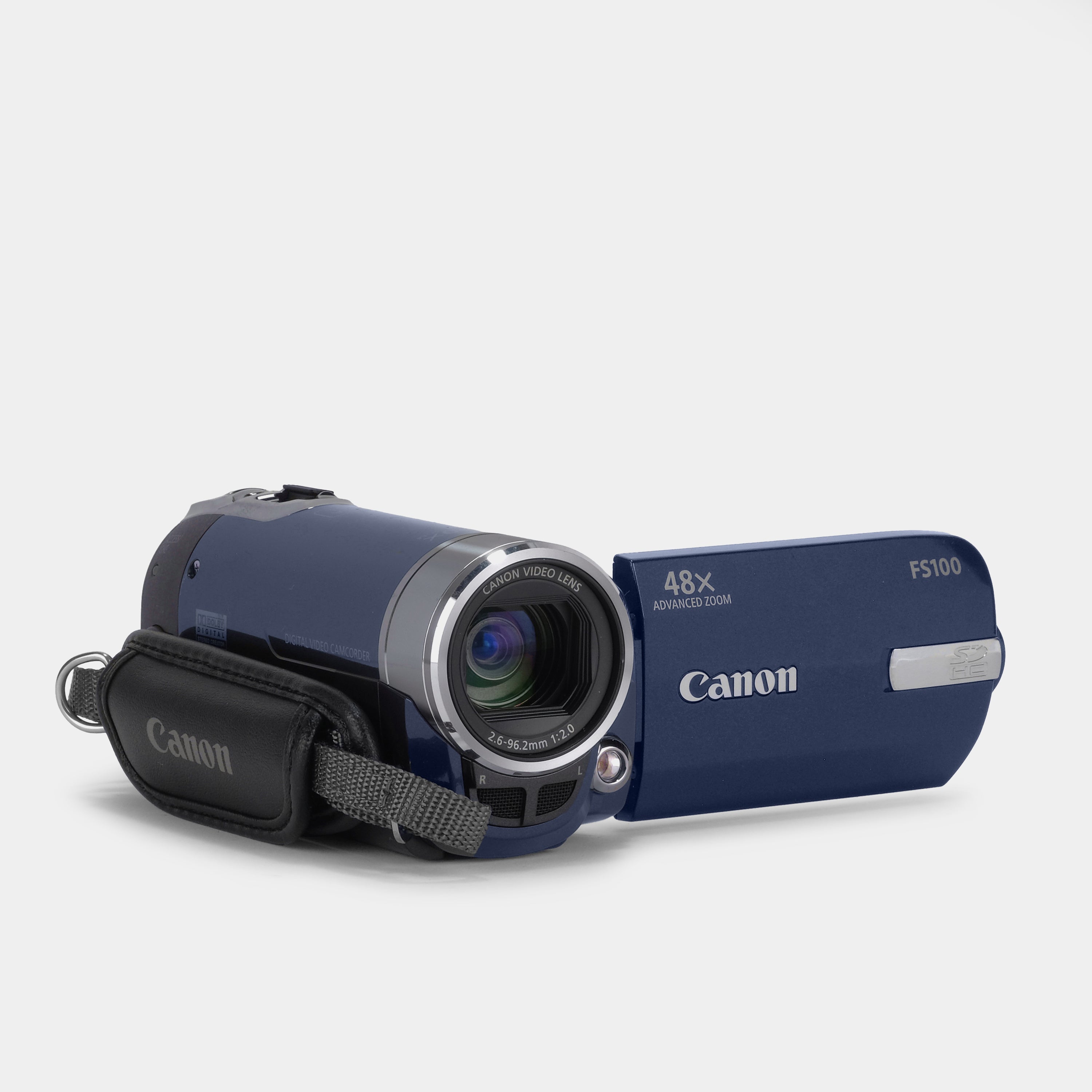 Canon FS100 Blue Digital Video Camcorder - Full HD 1080p Camcorder with 32x Optical Zoom, Image Stabilization & 3