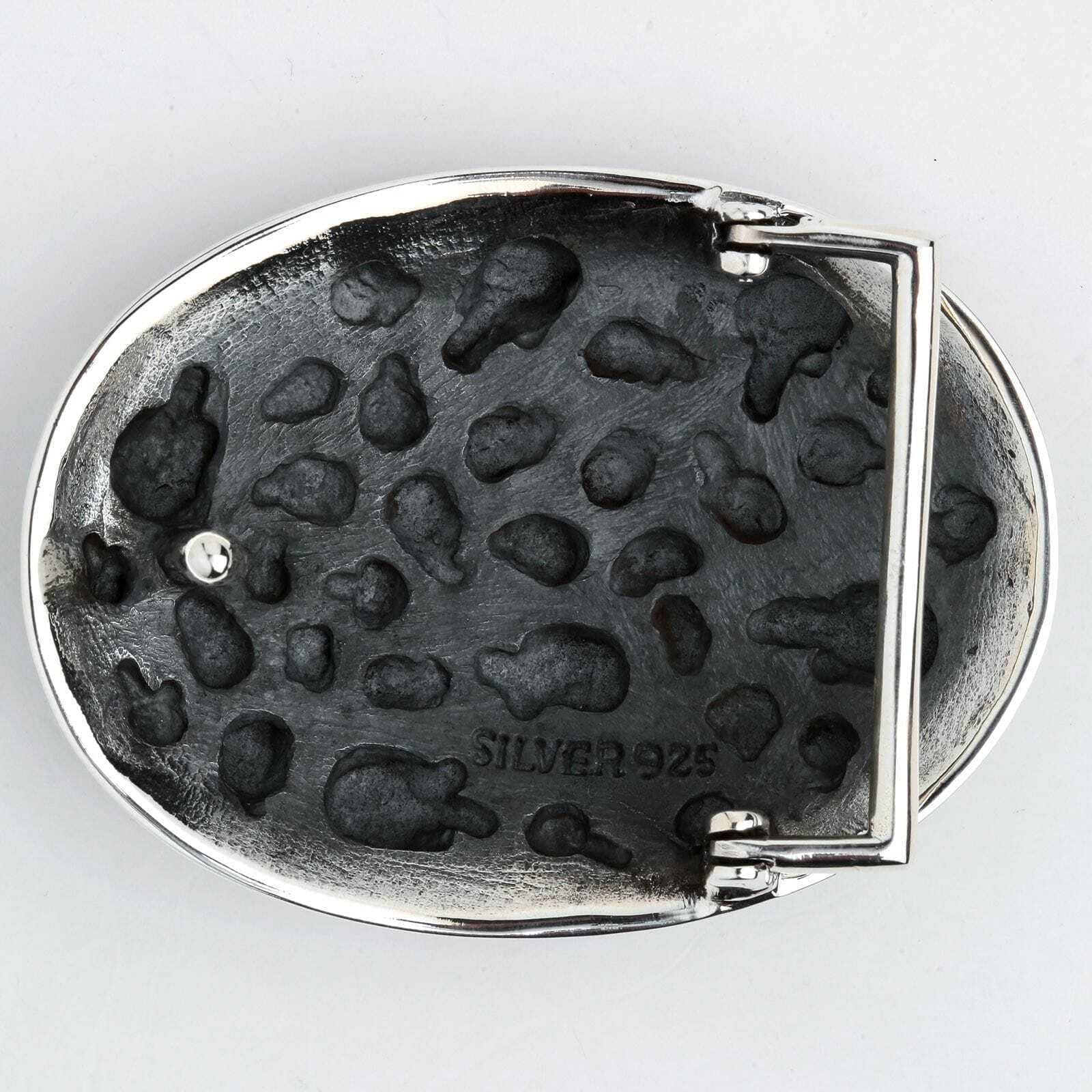 925 Sterling Silver Stackable Skull Belt Buckle - Gothic Punk Biker Jewelry for Men & Women - Perfect for Motorcycle Riders, Rock Concerts & Edgy Fashion Accessories