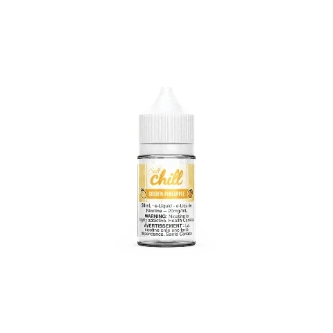 Golden Pineapple Salt E-Liquid - 30mL Refillable Vape Juice for Pod Systems - Sweet & Tangy Flavor - Perfect for All-Day Vaping (Alberta)
