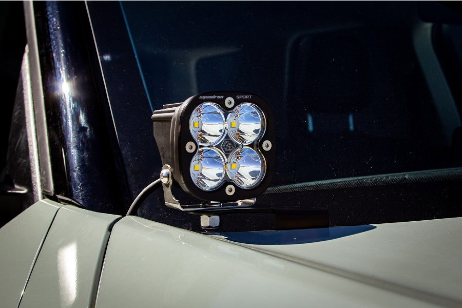 Ford Bronco Baja Designs S1 Series A-Pillar Light Kit - Clear Lens Off-Road LED Pod Lights for Enhanced Night Visibility - Perfect for Off-Roading, Overlanding & Night Driving Adventures