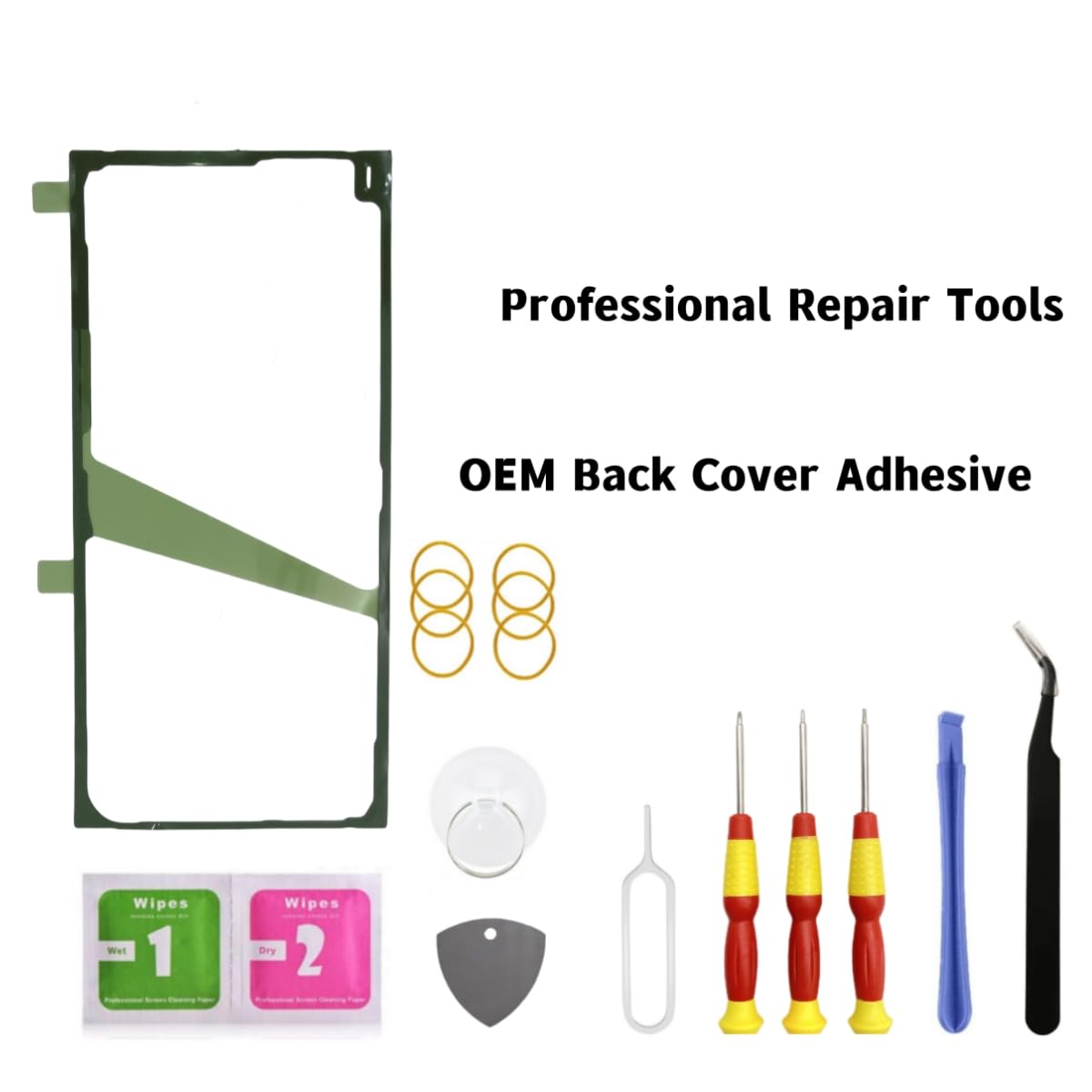 Samsung Galaxy S23 Ultra 5G OLED Screen Replacement - Full Display Assembly with Frame & Tools for S918U/S918A (Lavender) - Perfect for DIY Phone Repair & Screen Damage Replacement