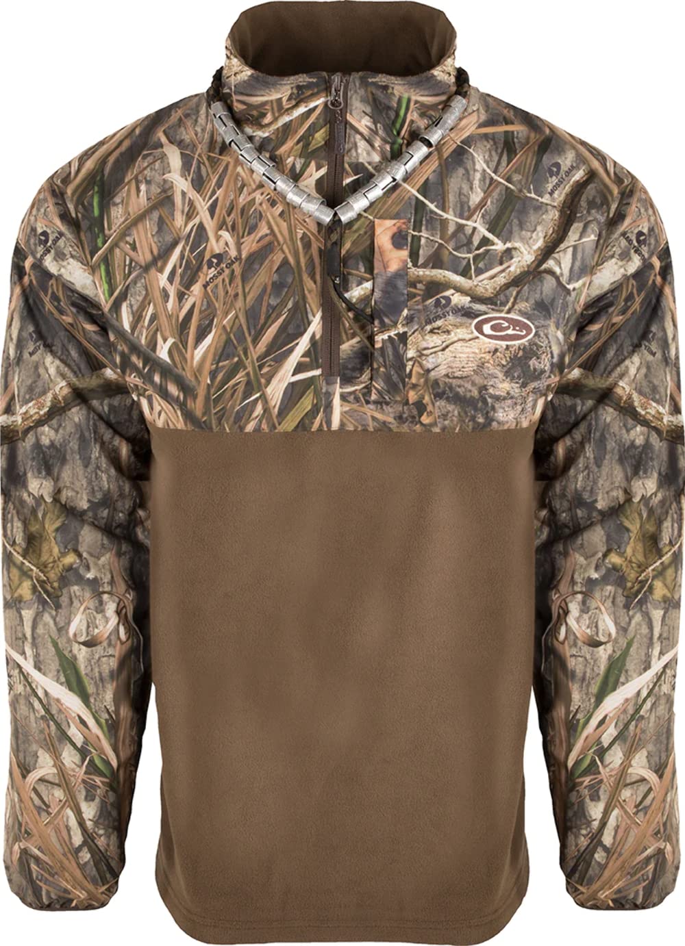 Drake Waterfowl Men's 1/4 Zip Refuge Eqwader™ Pullover - Lightweight Hunting Shirt for Waterfowl & Outdoor Activities