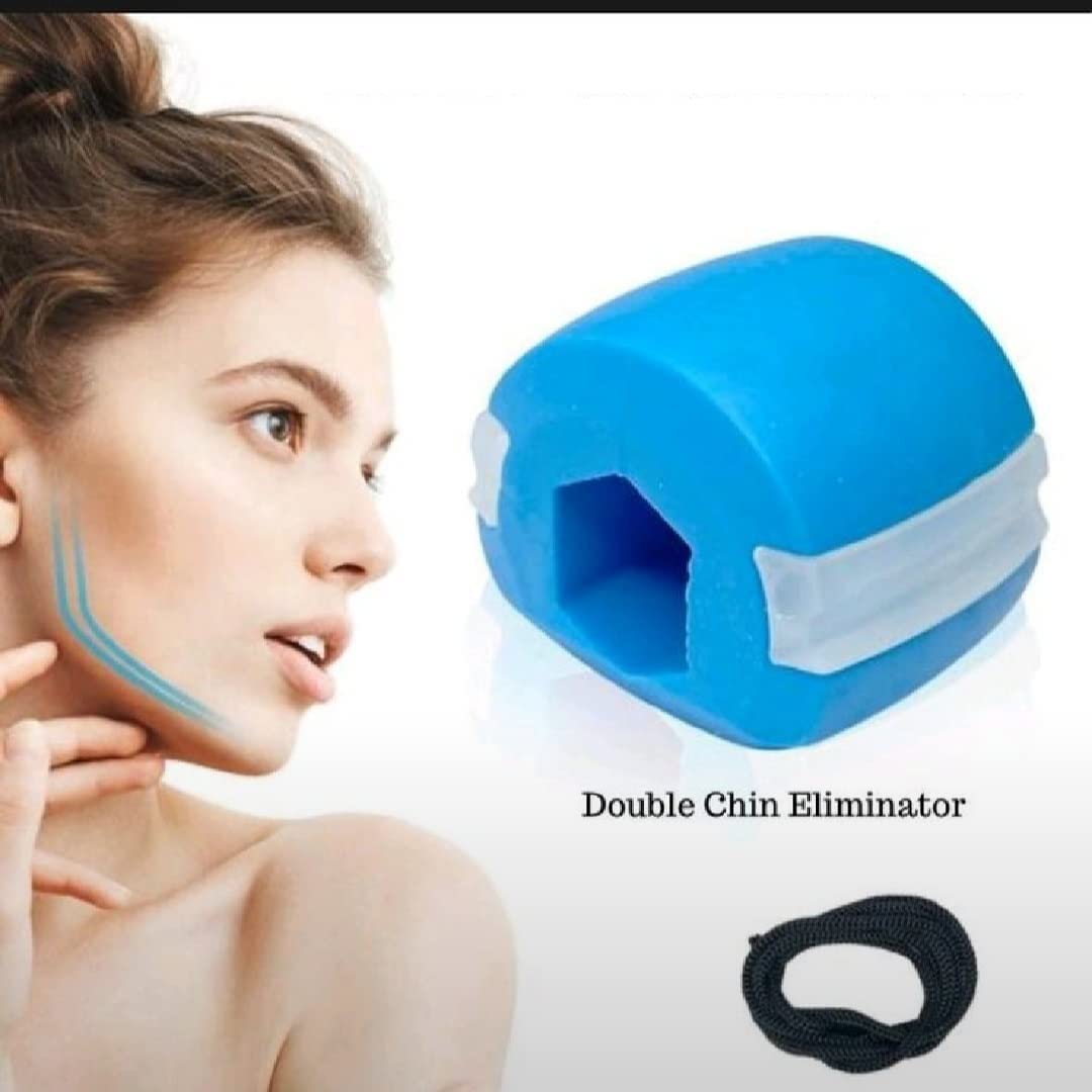 Navya Export Jawline Exerciser for Women - Reduce Face & Neck Fat, Double Chin Slimmer with Jade Roller | Facial Toning Device for Defined Jawline | Perfect for Home Workouts & Beauty Routine
