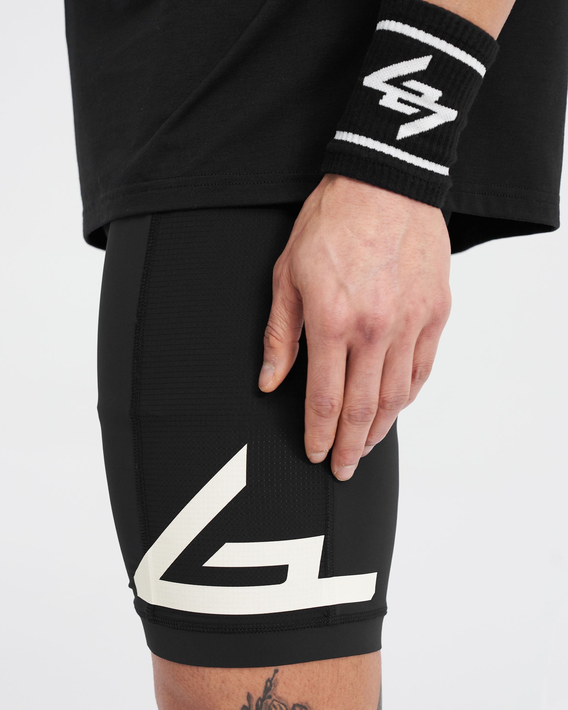 247 Cargo Half Tight - Jet Black - Men's Workout Running Gym Shorts for Active Lifestyle & Outdoor Sports