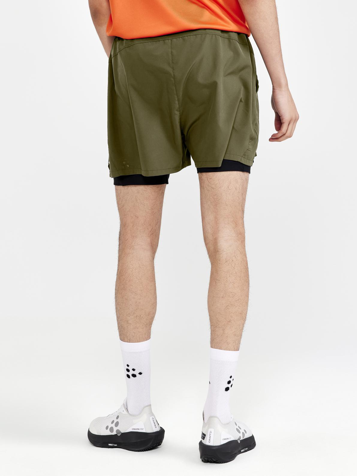 Men's ADV Essence 2-in-1 Stretch Shorts - Comfortable Athletic Hybrid Shorts for Running, Gym & Outdoor Activities