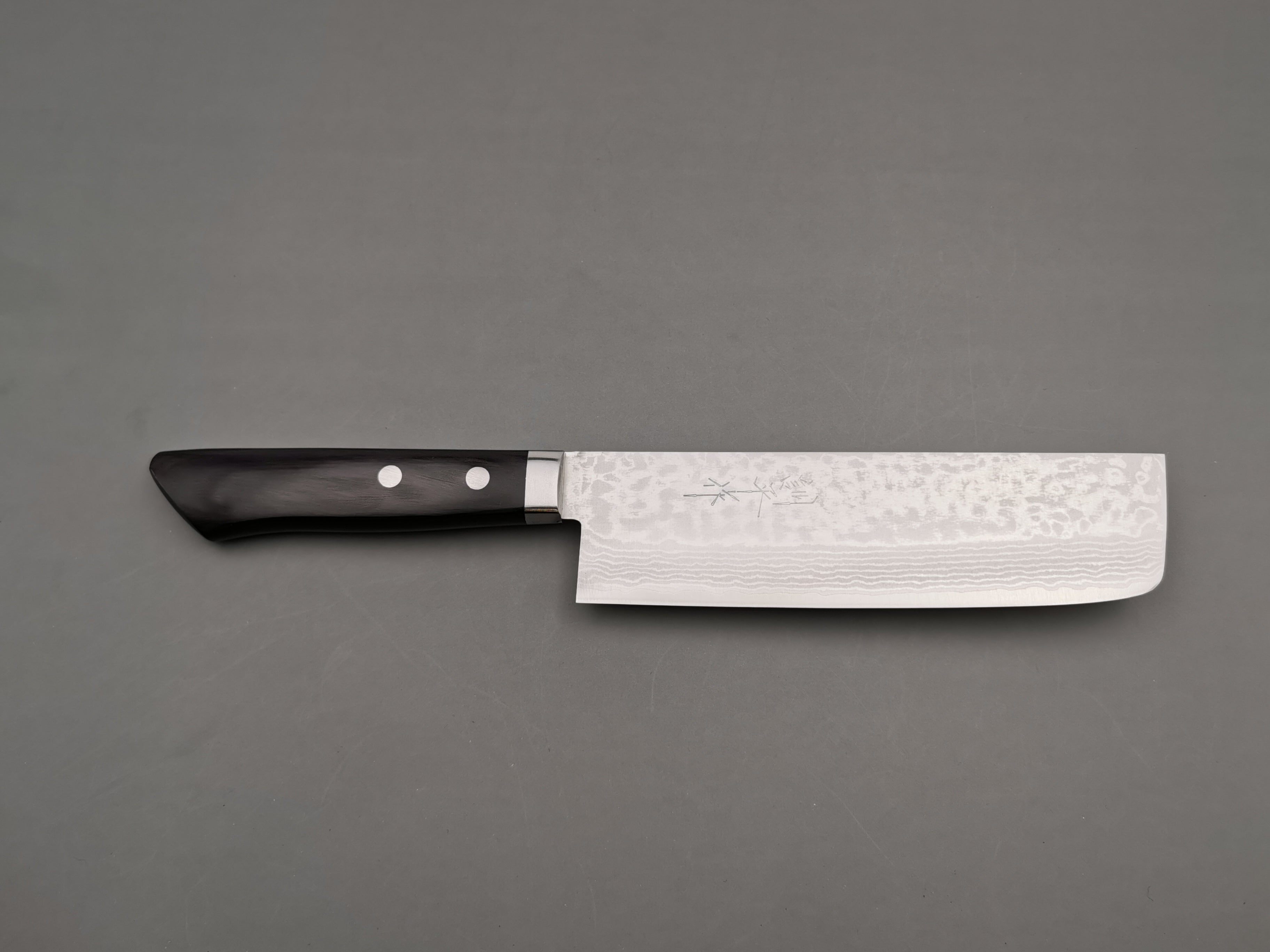 Masutani Hamono V10 Damascus Nakiri Knife - 7.1
