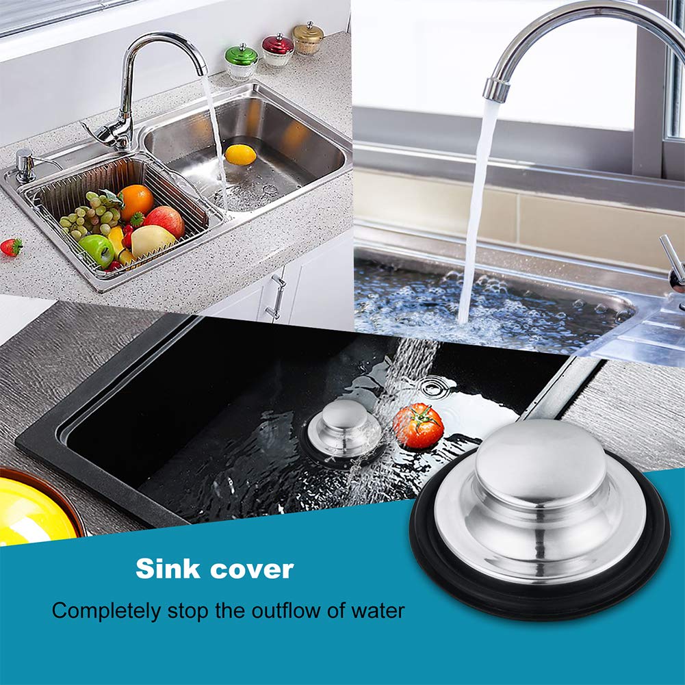 Stainless Steel Kitchen Sink Drain Strainer 6 Pack - Anti-Clogging Sink Stopper & Basket Replacement Set for Efficient Kitchen Cleaning