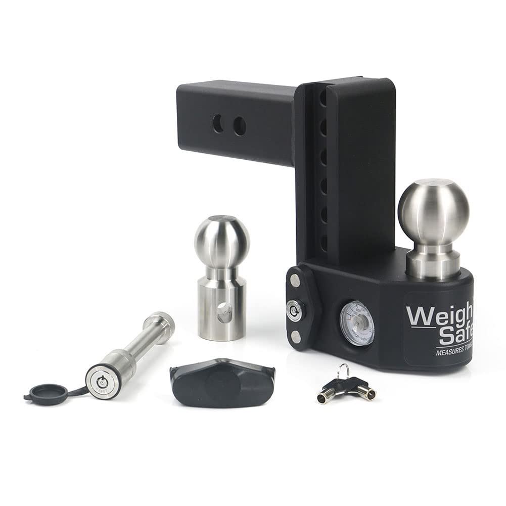 Weigh Safe Adjustable Trailer Hitch Ball Mount - 6