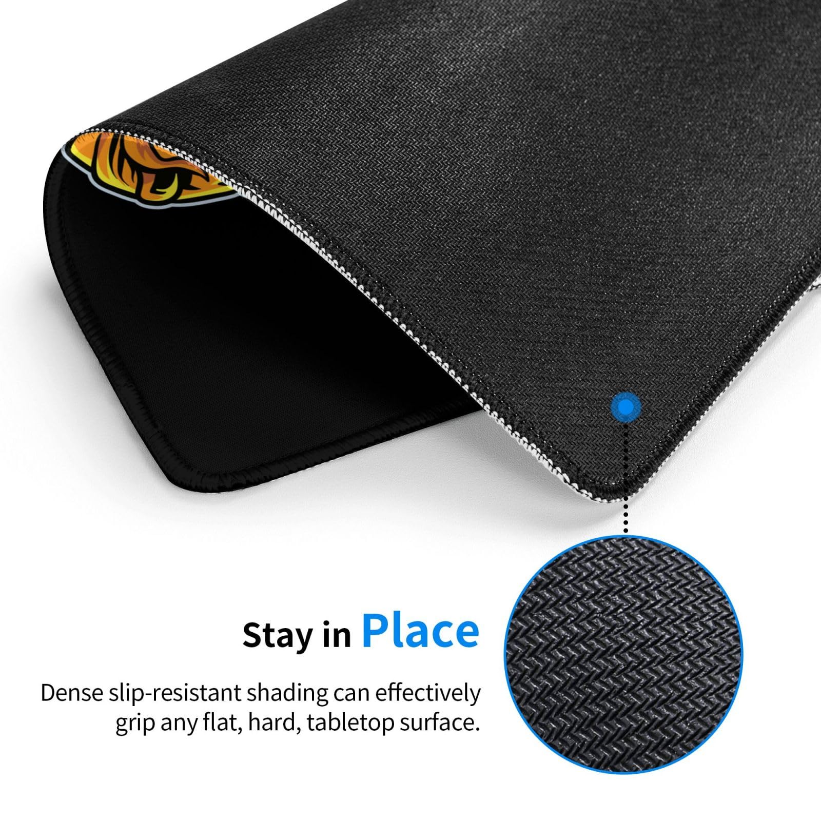 SIYTUAU Dominant Lion Athlete Mouse Pad - Waterproof, Non-Slip Rubber Gaming Mousepad (10x12 inches) for Office, Laptop & PC Gaming - Perfect for Work, Gaming & Home Office Setup