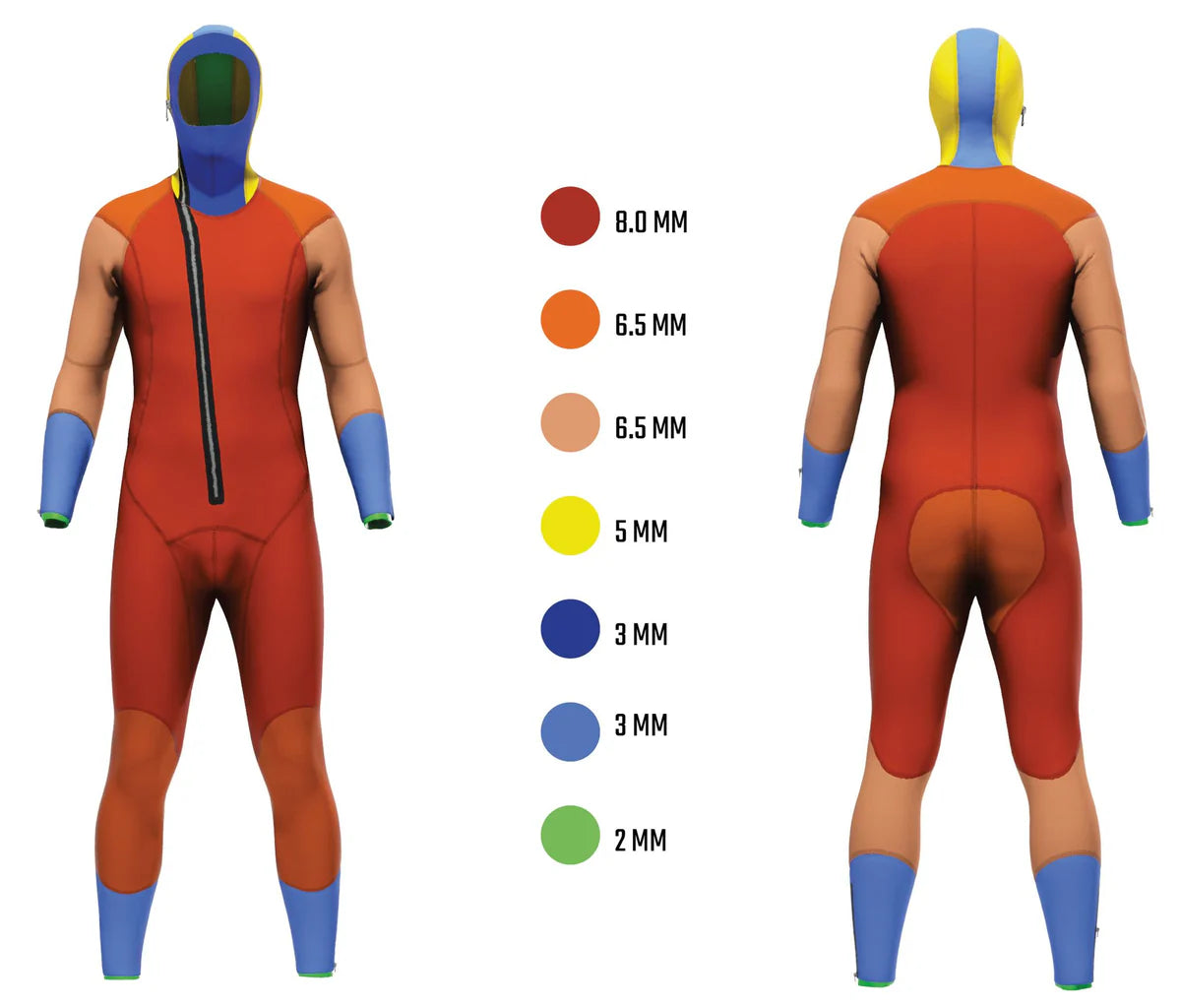 Cressi Facile 8mm Neoprene Wetsuit for Women - Warm & Flexible Scuba Diving, Snorkeling & Water Sports Gear
