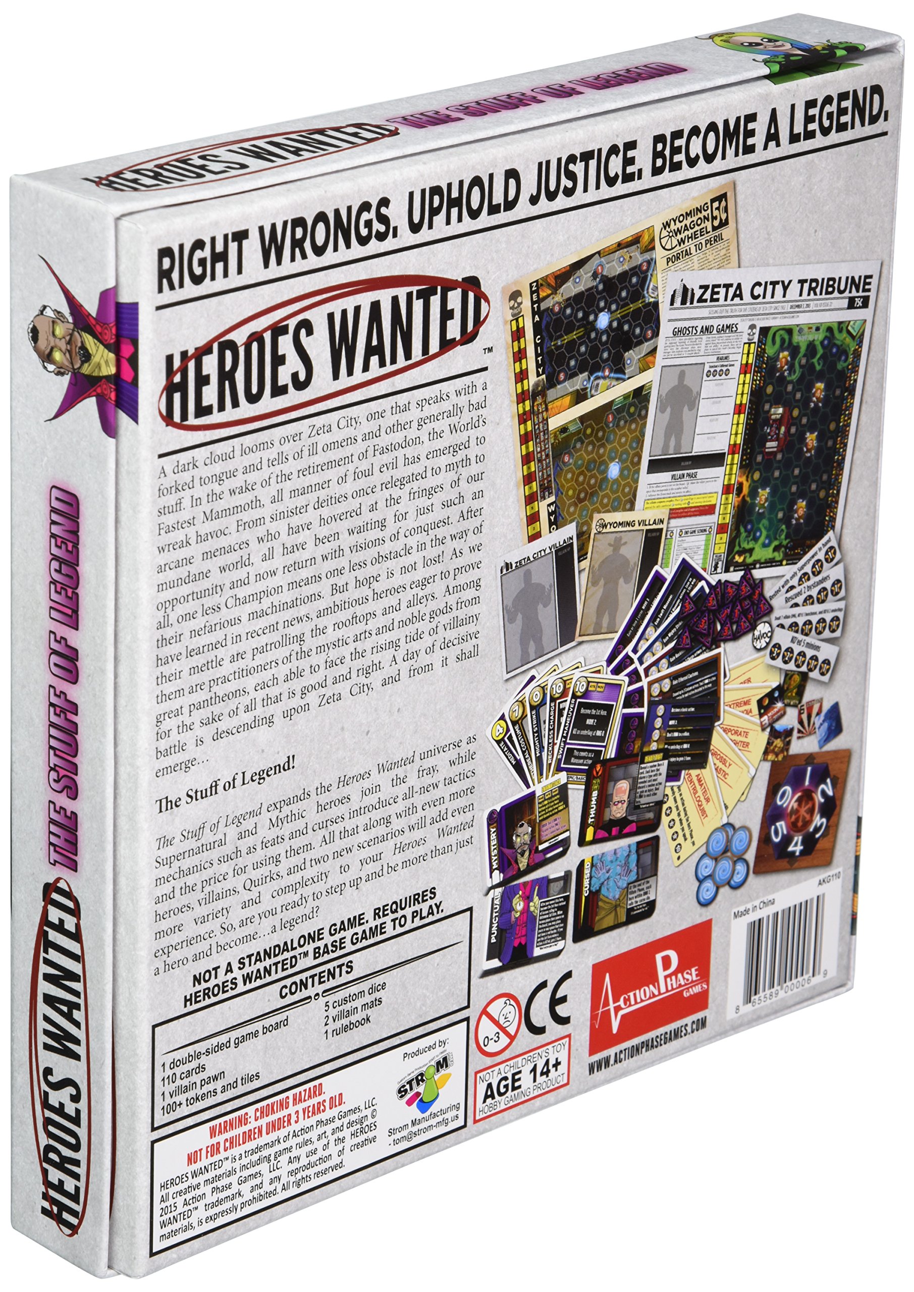 Heroes Wanted: Stuff of Legend Board Game - Epic Fantasy Adventure Strategy Game for Adults & Teens - Perfect for Game Nights & Family Gatherings