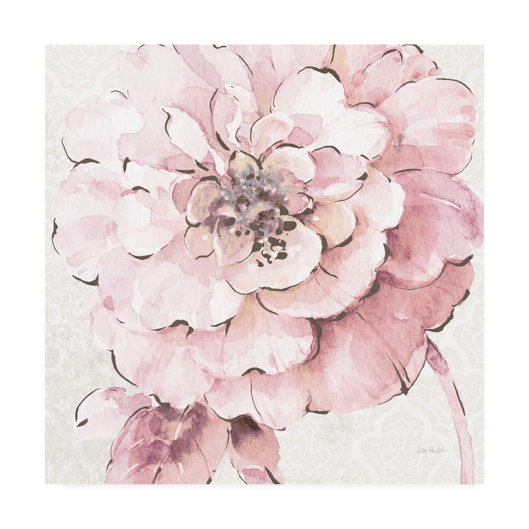 Lisa Audit Indigold VII Pink Fine Art Print - 18x18 Inch Wall Decor for Living Room, Bedroom & Office | Trademark Artwork