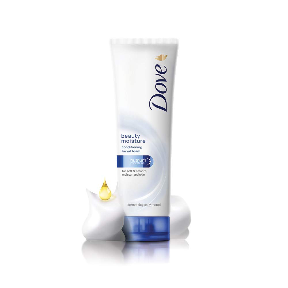 Dove Beauty Moisture Conditioning Face Wash Cleanser for Dry Skin - 1.7 oz (50 ml) - Hydrating & Nourishing Facial Cleanser - Perfect for Daily Skincare Routine & Travel Size