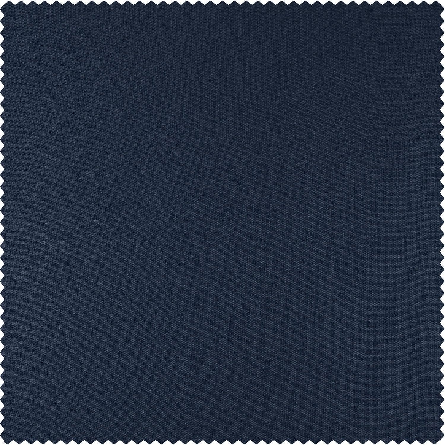 Premium Noble Navy Dune Textured Cotton Blackout Curtains for Hotels & Bedrooms - Noise Reducing & Light Blocking Window Treatments for Better Sleep