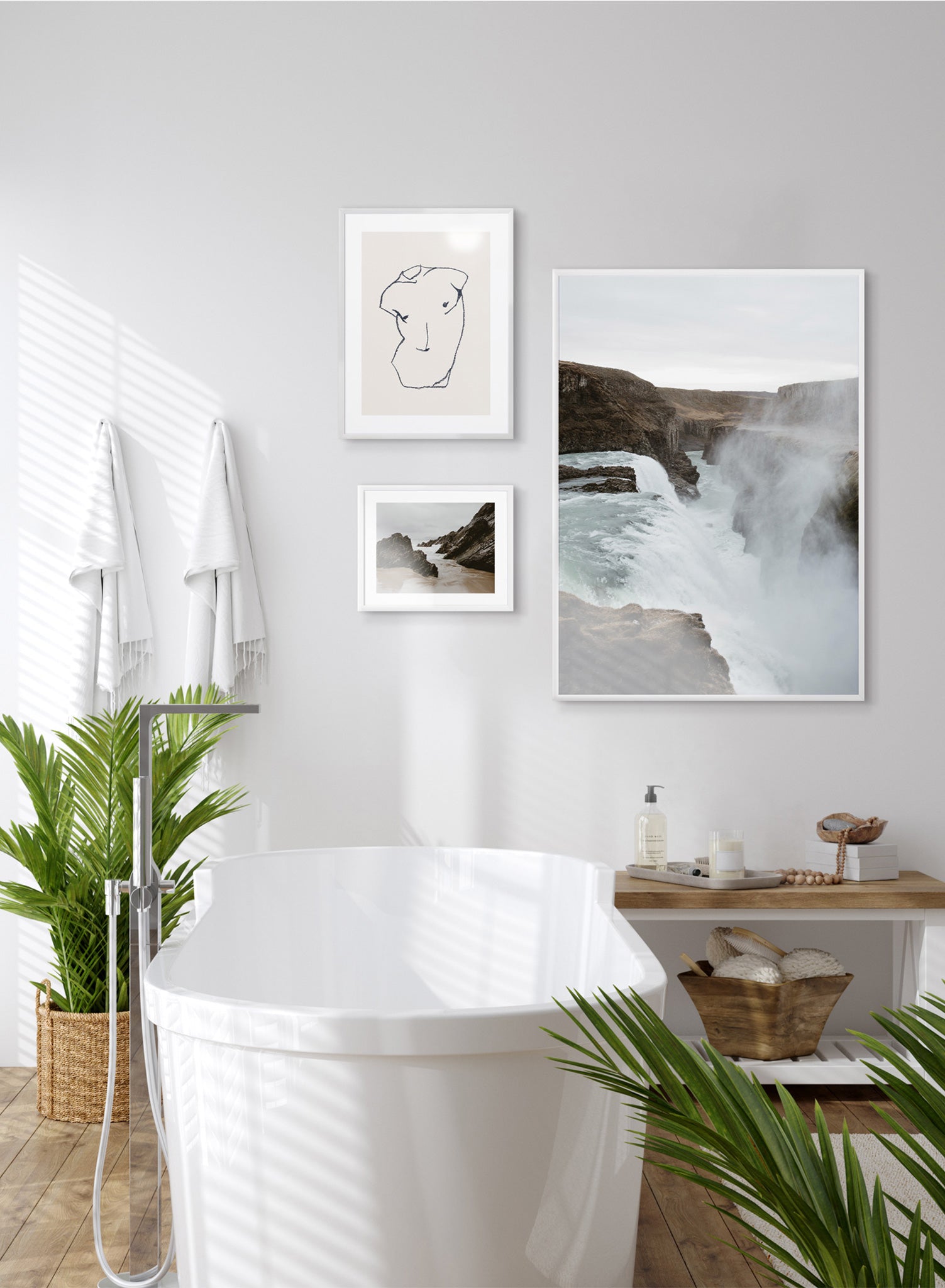 Misty Cliffs Set - Premium Home Decor for Coastal & Boho Style Living Rooms, Bedrooms, and Beach Houses