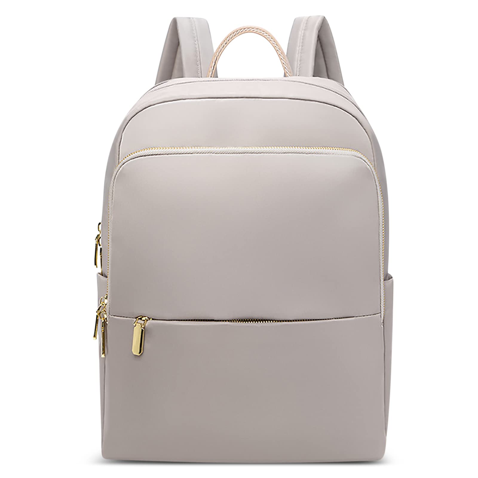 DEEVORCA Women's Fashion Backpack - Waterproof Nylon Laptop Backpack for 14 Inch, Casual Work & Travel Daypack, Large Business Shoulder Bag for Daily Use, Shopping & Office Commute