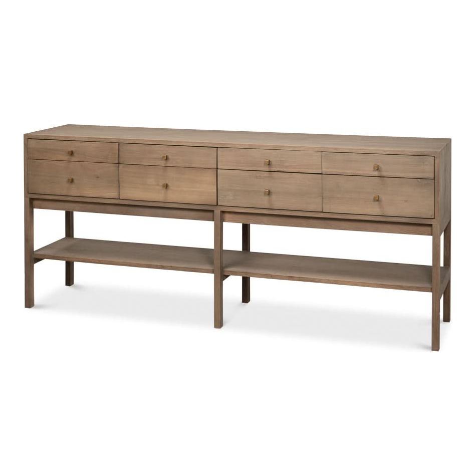 Modern Adler Console Table - Elegant Entryway Sofa Table with Storage Shelf - Perfect for Hallway, Living Room & Home Decor