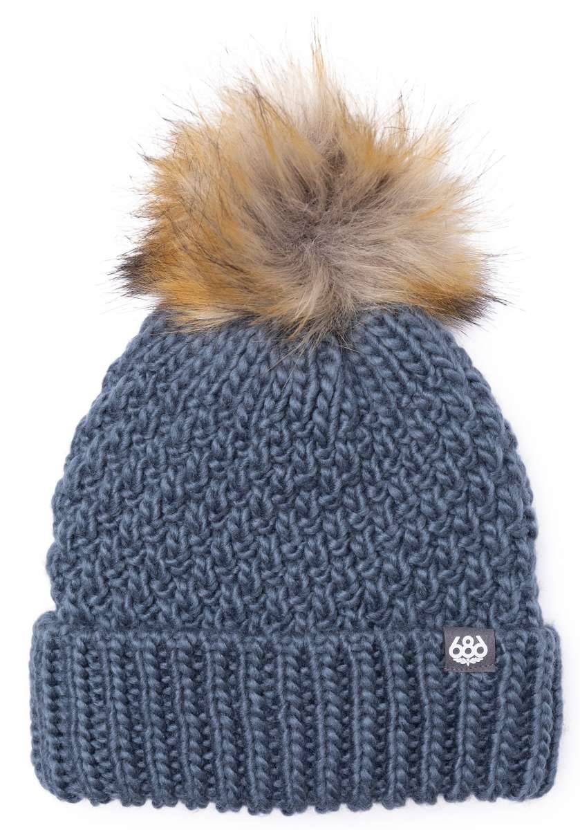 686 Ladies Majesty Cable Knit Beanie for Women - Winter Warm Hat 2023 - Soft Chunky Ribbed Beanie for Cold Weather - Perfect for Skiing, Snowboarding & Outdoor Activities