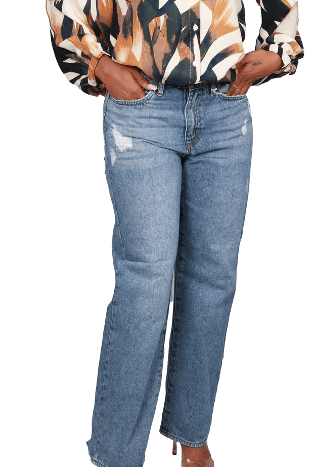 Just Black Denim (JBD) Dad Jeans - High Waisted Relaxed Fit Vintage Denim Pants for Men | Casual Wear, Street Style & Everyday Comfort