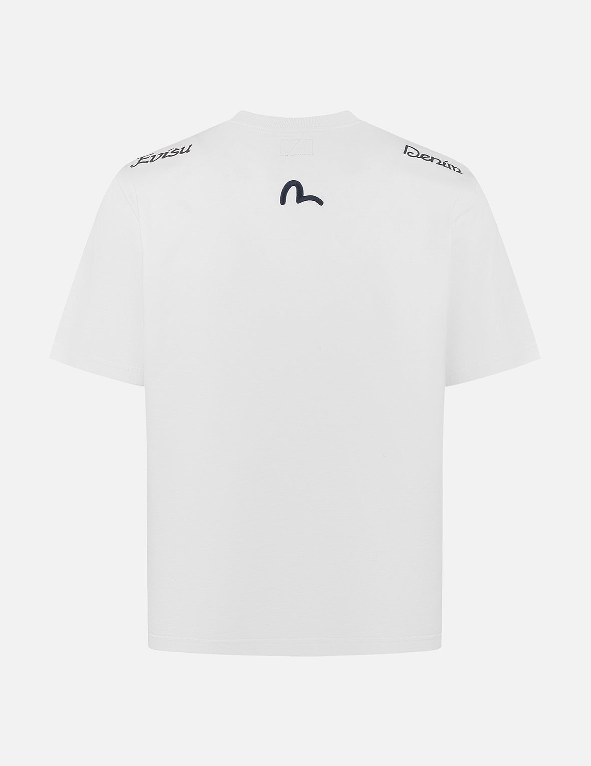 Seagull Embroidery & Multi-Logo Print Regular Fit Cotton T-Shirt for Men - Casual Wear, Street Style & Everyday Comfort