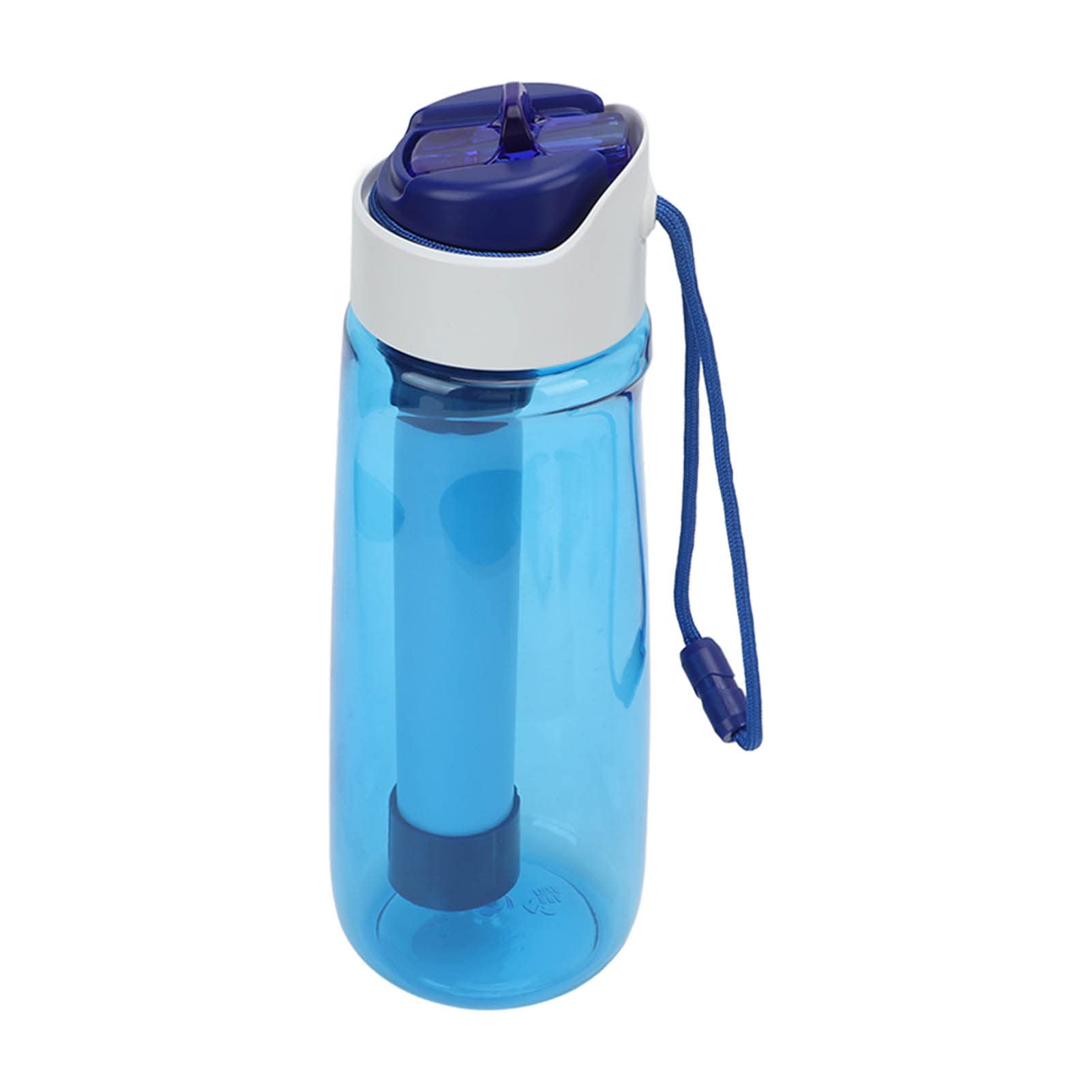 CHICIRIS 750ml Filtered Water Bottle with Removable Washable Multilayer Filtration - Portable Outdoor Sports Water Bottle for Cycling, Hiking, Camping & Travel