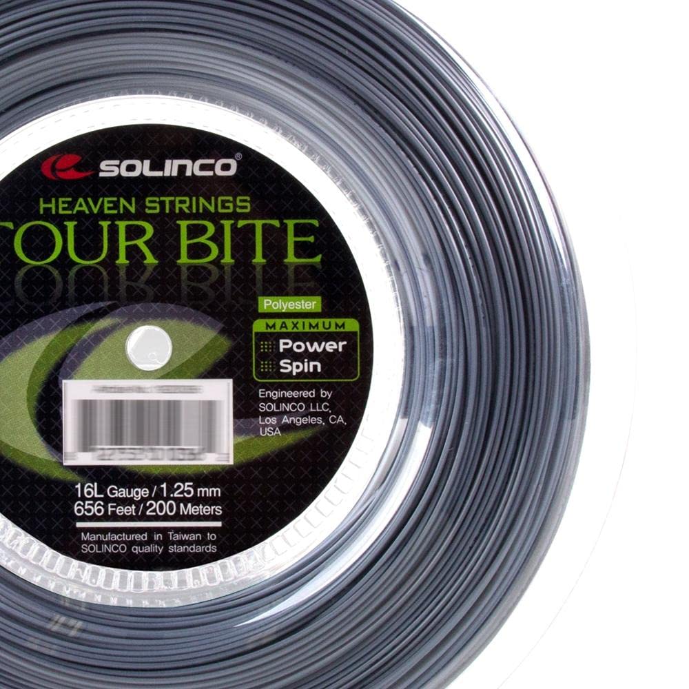 Solinco Premium Tennis String Reel - High Performance Polyester String for Tennis Rackets | Perfect for Competitive Play & Stringing Services