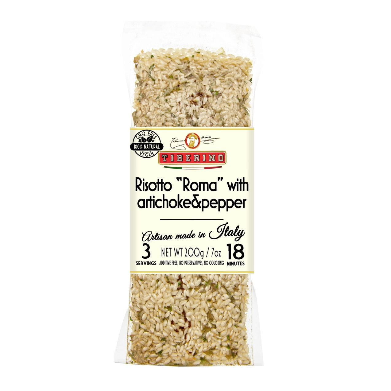 Authentic Italian Risotto Roma with Artichoke & Bell Pepper - Gourmet Rice Dish for Dinner Parties & Romantic Meals