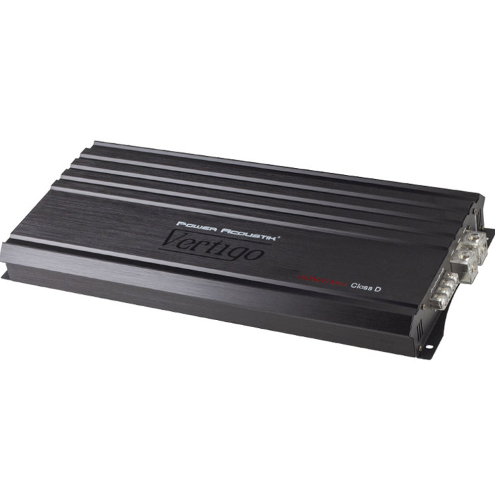 Power Acoustik VA1 10000D 10000W Mono Block Class D Car Amplifier with Bass Remote - High Power Audio for Car Stereo Systems & Subwoofers
