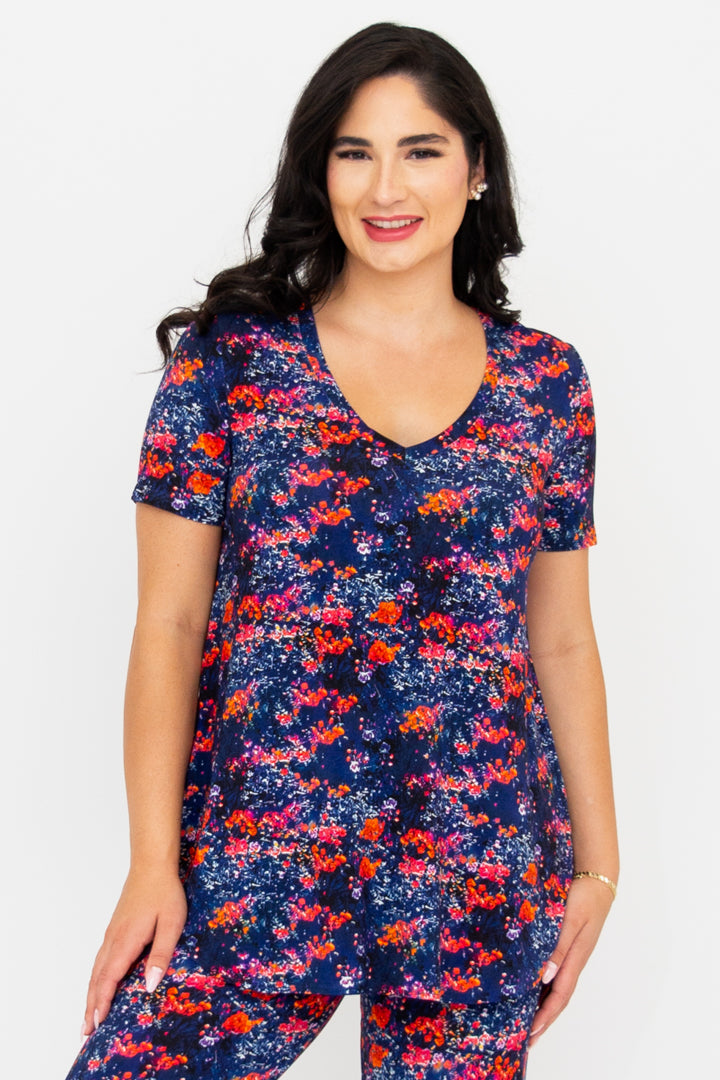 Jackie Short Sleeve Top - Soft & Comfortable Bamboo Fabric for Women - Perfect for Summer, Casual Wear & Travel